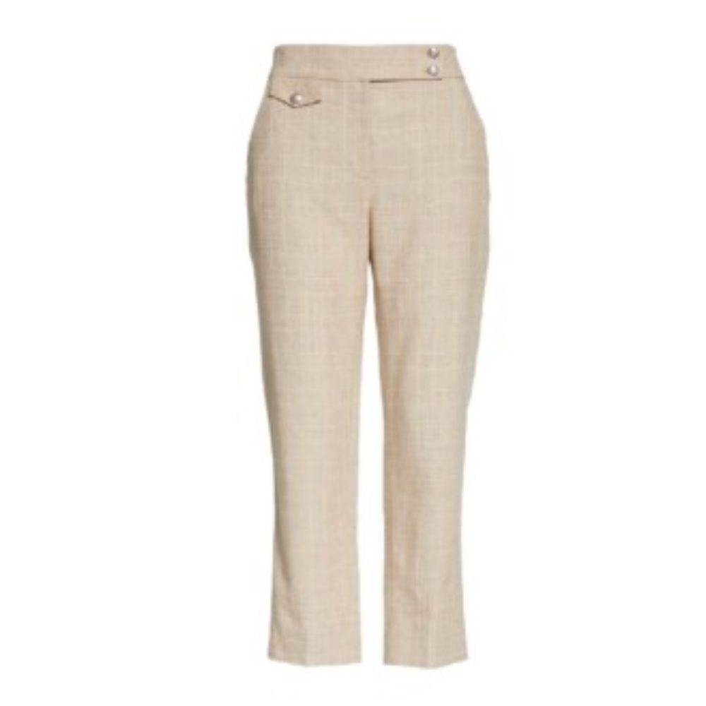 Veronica Beard Tan Ankle Pants